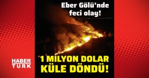 1 milyon dolar küle döndü!