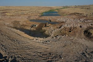 Siverek Uzunca Göletinde Çalışmalar Devam Ediyor